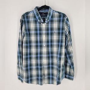 Vineyard‎ Vines plaid Slim Fit Whale Shirt Size L